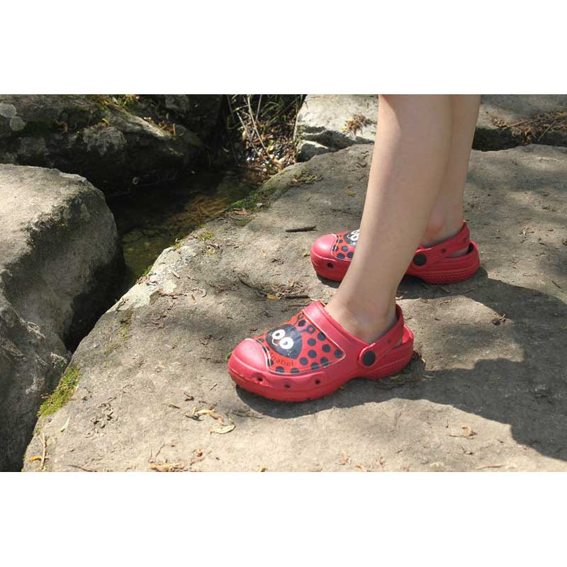 Rouchette Anabel Kids Clog - Red