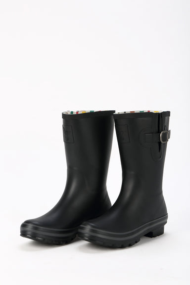 Evercreatures All Black Plain Short Wellies | Evercreatures- Evercreatures® Official