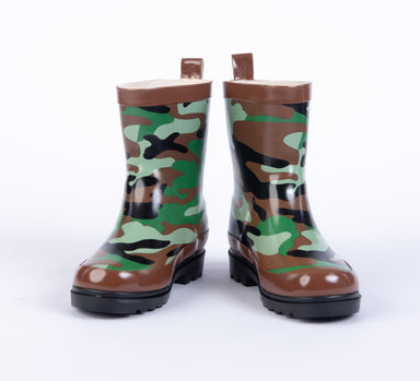 Woodstock Kids Camoflauge Wellington Boots | Woodstock- Evercreatures® Official