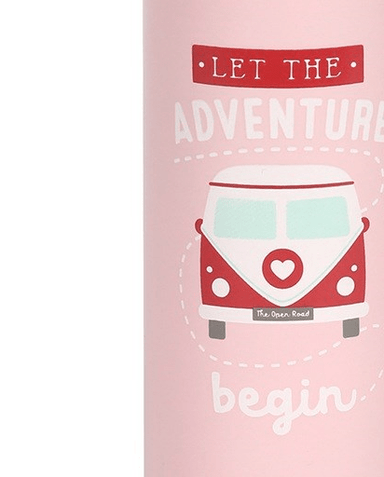 Adventure Metal Water Bottle - Pink | Evercreatures- Evercreatures® Official